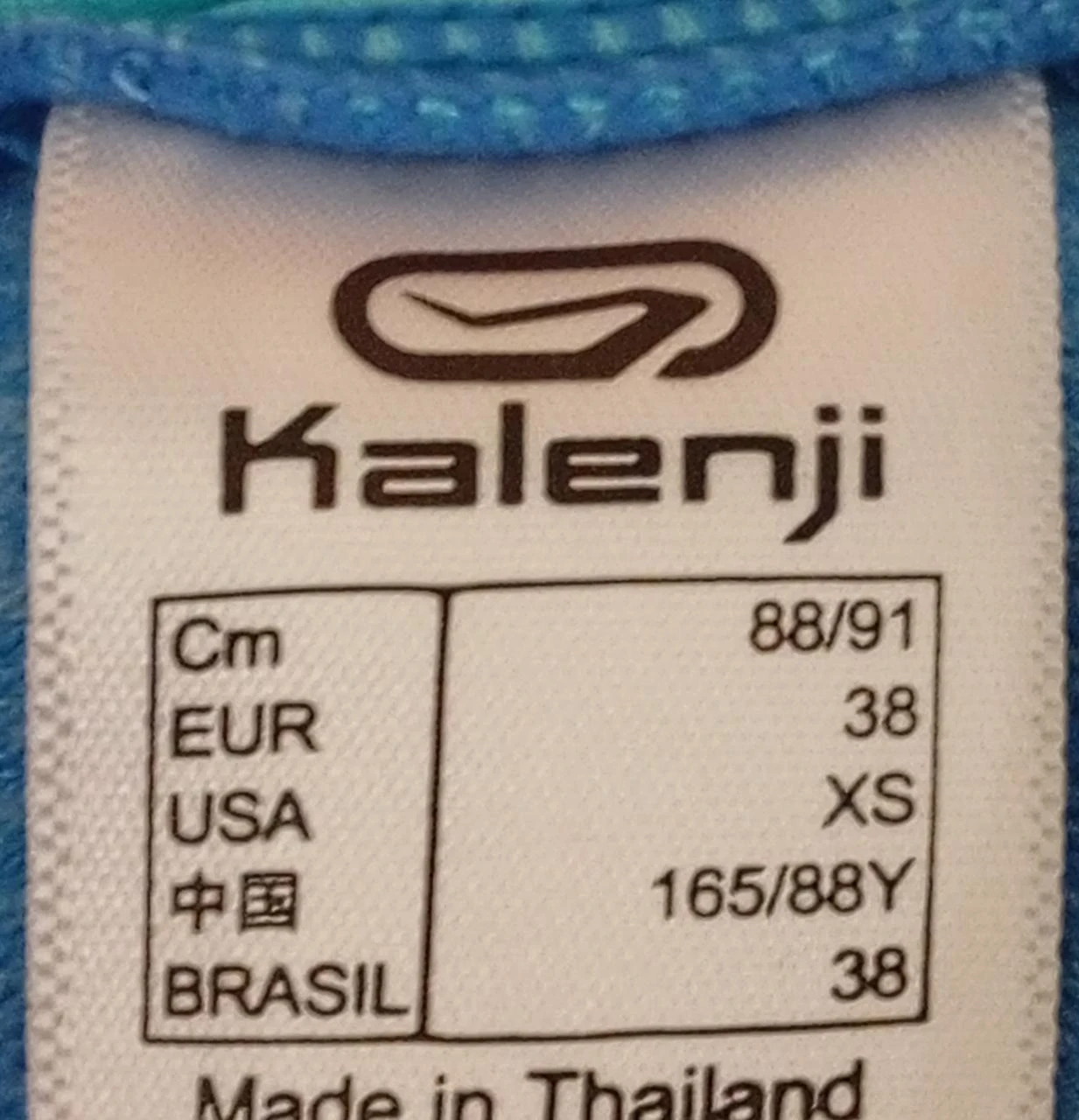 Technische hoodtrui Kalenji - blauw - Maat M - Zeer goede staat – photo 12